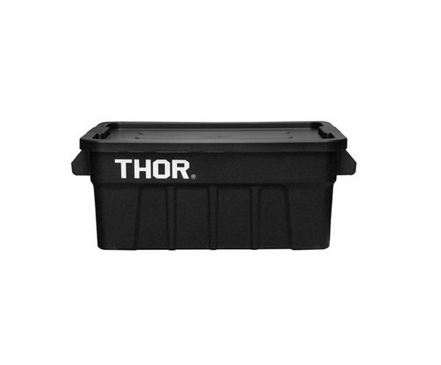 Detail Thor Large Totes With Lid Storage Box (Black/53L) - Shop