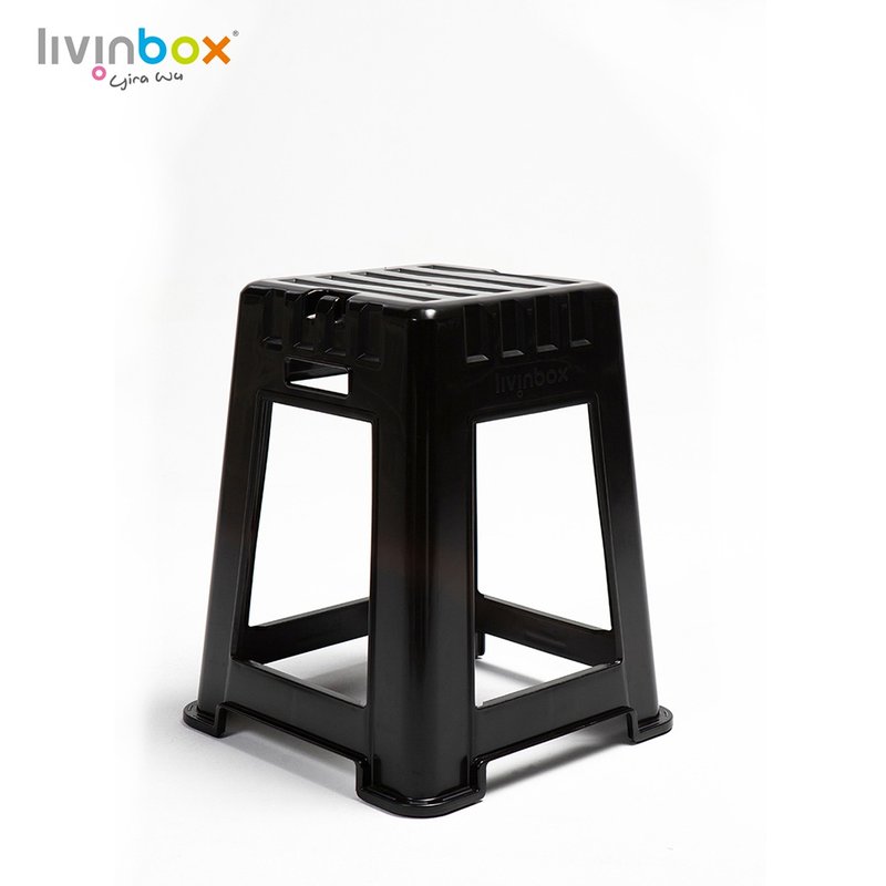 【livinbox】高櫃椅(黑) - 椅子/沙發 - 塑膠 黑色
