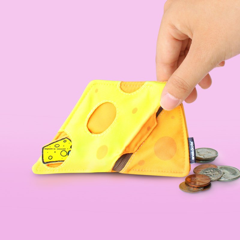 Mouse's Secret Savings Coin Purse - กระเป๋าใส่เหรียญ - เส้นใยสังเคราะห์ สีเหลือง