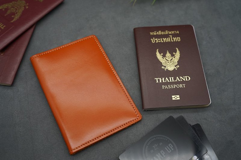 Passport holder(PCO001)(Orange) - Other - Genuine Leather 