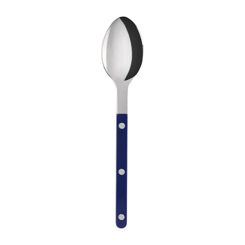 SABRE | Bistrot Shiny Color Blue Soup spoon - Cutlery & Flatware - Other Metals Blue