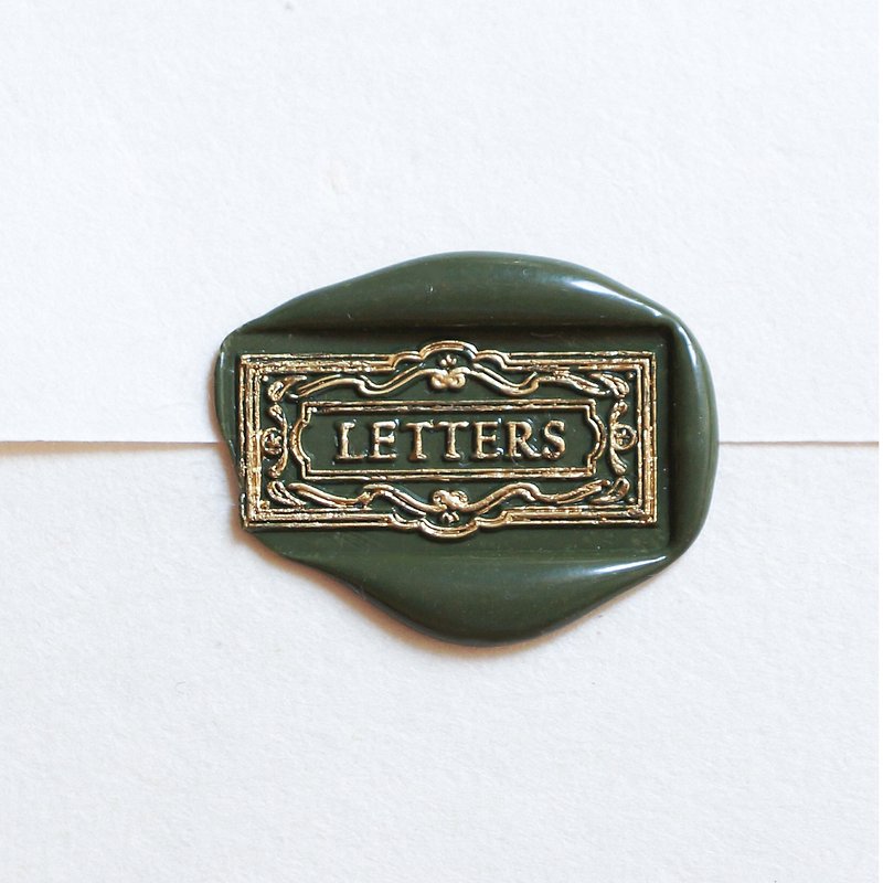 Letter Slot Wax Seal Stamp - misterrobinson - Stamps & Stamp Pads - Copper & Brass 