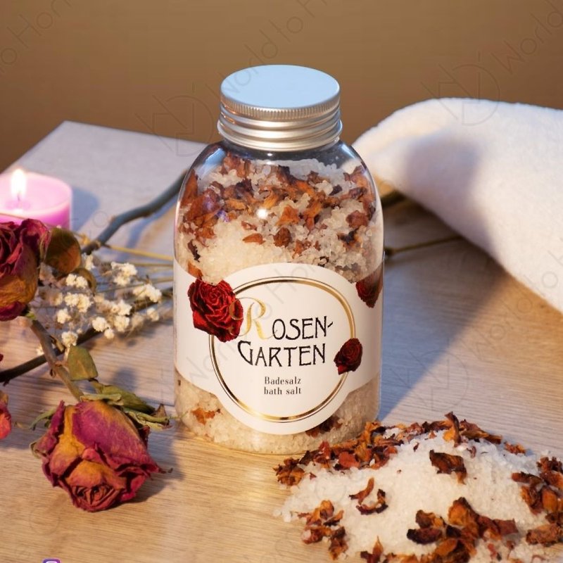 STYX Rose Fragrance Bath Salt | Foot Soak Gift Box | Valentine's Day and Spring Festival Gift Box Recommended Gifts - อื่นๆ - พลาสติก สึชมพู