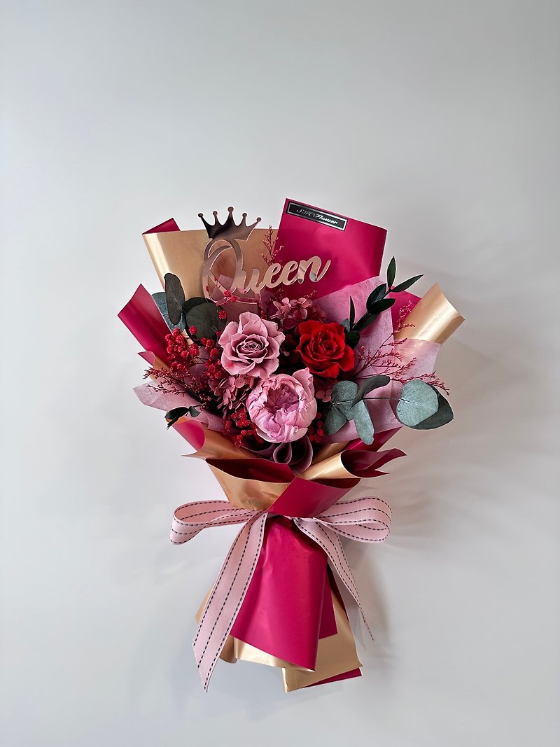 Small and medium-sized eternal bouquets birthday bouquets/confession bouquets/graduation bouquets/520 bouquets/Valentine's Day flowers - Dried Flowers & Bouquets - Plants & Flowers 