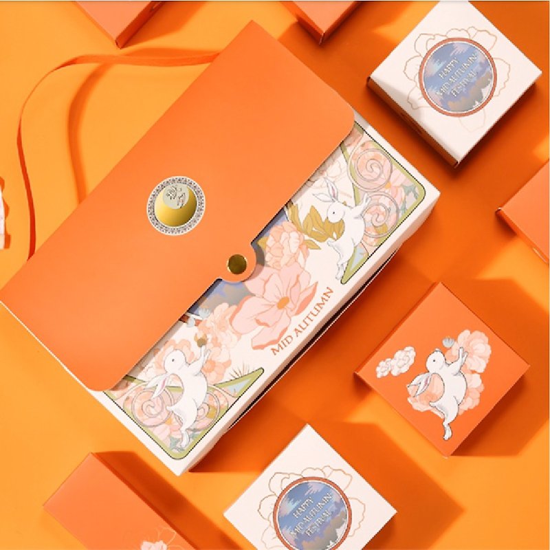 [2022 Exclusive Gift Box] Mid-Autumn Festival Gift Box Without Gaining Weight-Double-Flavored Low-Sugar Low-Calorie Ketogenic Pound Cake - เค้กและของหวาน - อาหารสด 