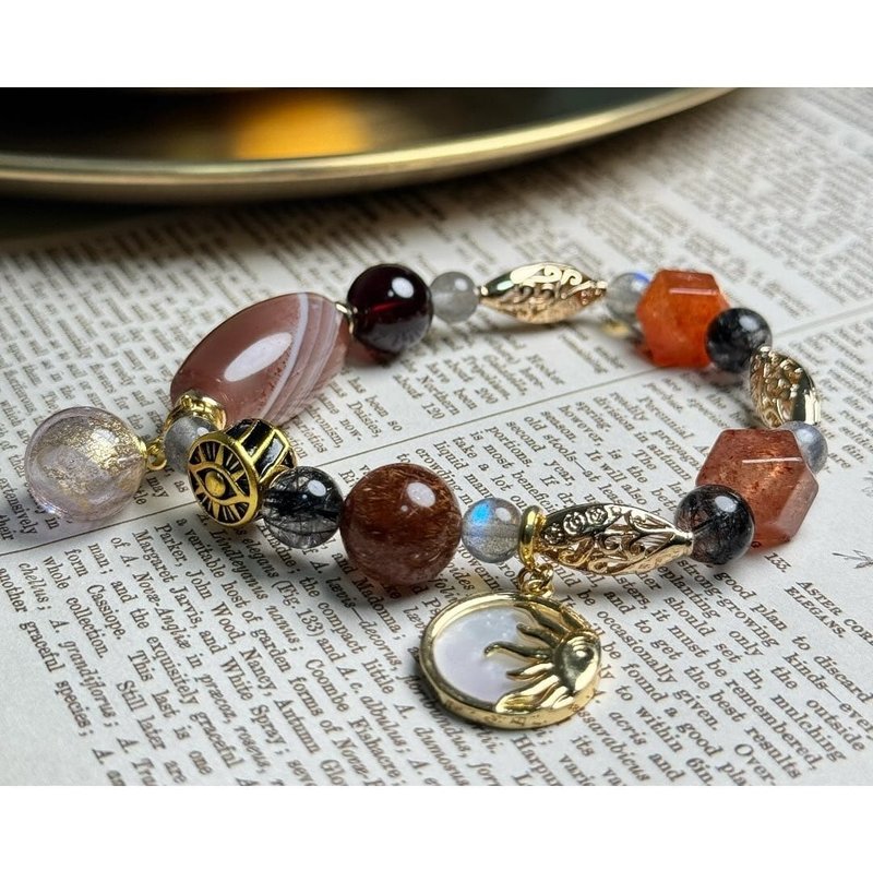 Red Agate Series@Aromatherapy Crystal Bracelet - Bracelets - Crystal Green