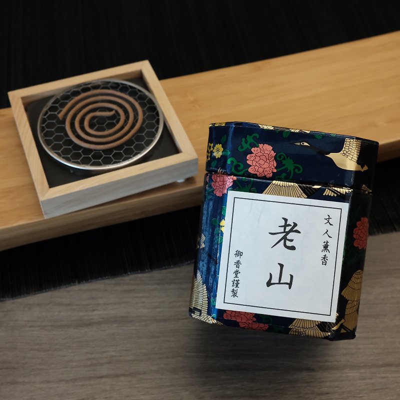 Literary Laoshan mini incense coil - น้ำหอม - ไม้ 
