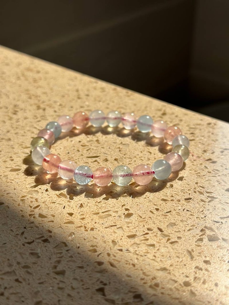 Stone crystal bracelet 8mm - Bracelets - Crystal Multicolor