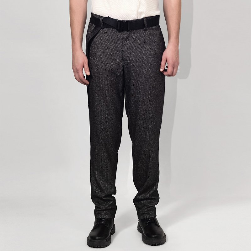 CASUAL TAILORED TROUSERS - Men's Pants - Wool Gray