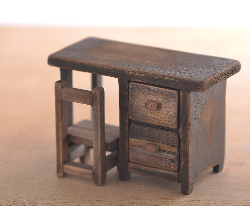 老書桌2 - 擺飾/家飾品 - 木頭 咖啡色