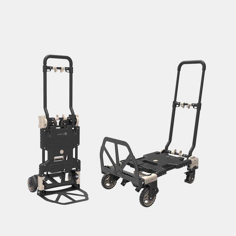兩用變型摺疊手推車-黑  載物推車/手推車 - 其他 - 其他金屬 黑色