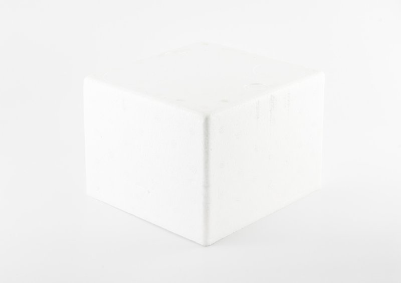 Add styrofoam box (medium)-suitable for 3-4 packs of dumplings - วัสดุห่อของขวัญ - วัสดุอื่นๆ ขาว