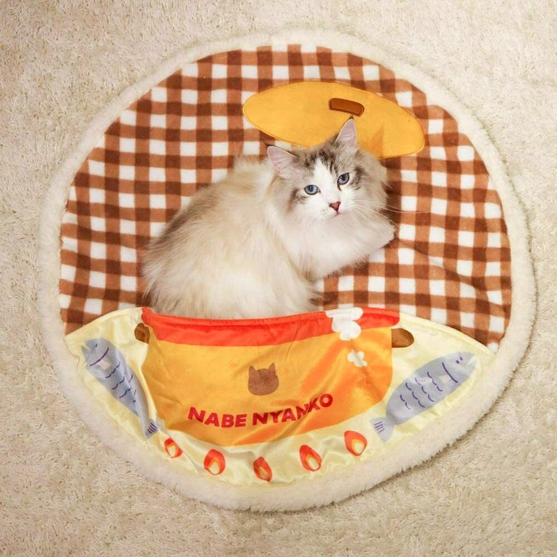 【日本CattyMan】貓用冬日造型睡墊 - 寵物床 - 其他材質 