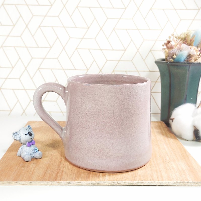 粉櫻山形杯-約330ml,茶杯,馬克杯,水杯,杯蓋,咖啡杯 - 咖啡杯 - 陶 粉紅色