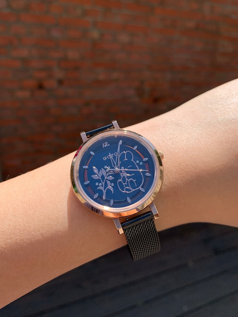 GOTO x machiko ㄇㄚˊ accompaniment series – limited edition – tree of life model – gift box set - Women's Watches - Stainless Steel Blue