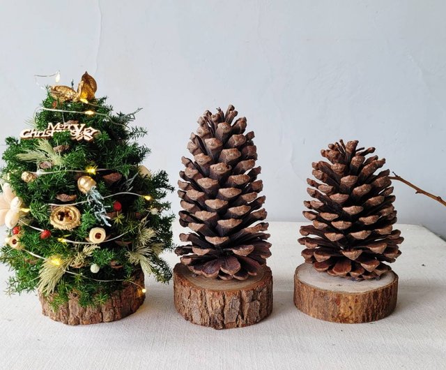 Christmas pine cone tower/dry eternal/can be customized/ - Shop