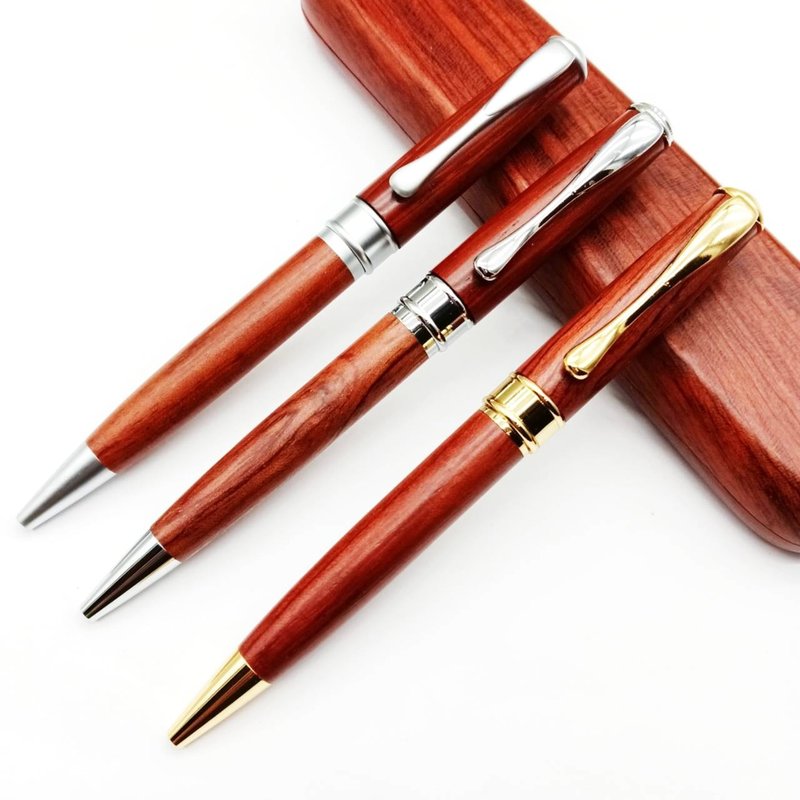 Wooden Pen, Rosewood, Maple Wood, Ballpoint Pen, Parker-style Refill, Gift Box, Spare Refill [Maple Wood - ปากกา - ไม้ 