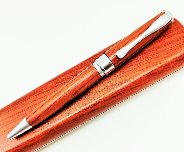 木製ペン ローズウッド ボールペン パーカー型 ペン芯 ペンケース 替え ...