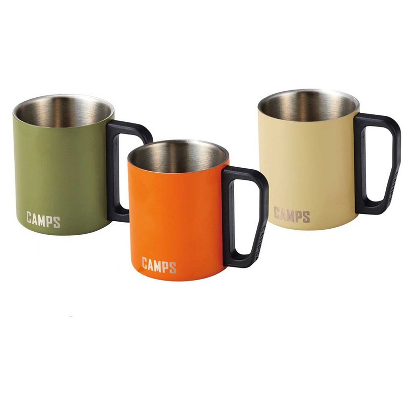 Camps Stainless Steel Mug, Double-walled Stainless Steel Hollow, Set of 3 Colors - แก้วมัค/แก้วกาแฟ - สแตนเลส หลากหลายสี