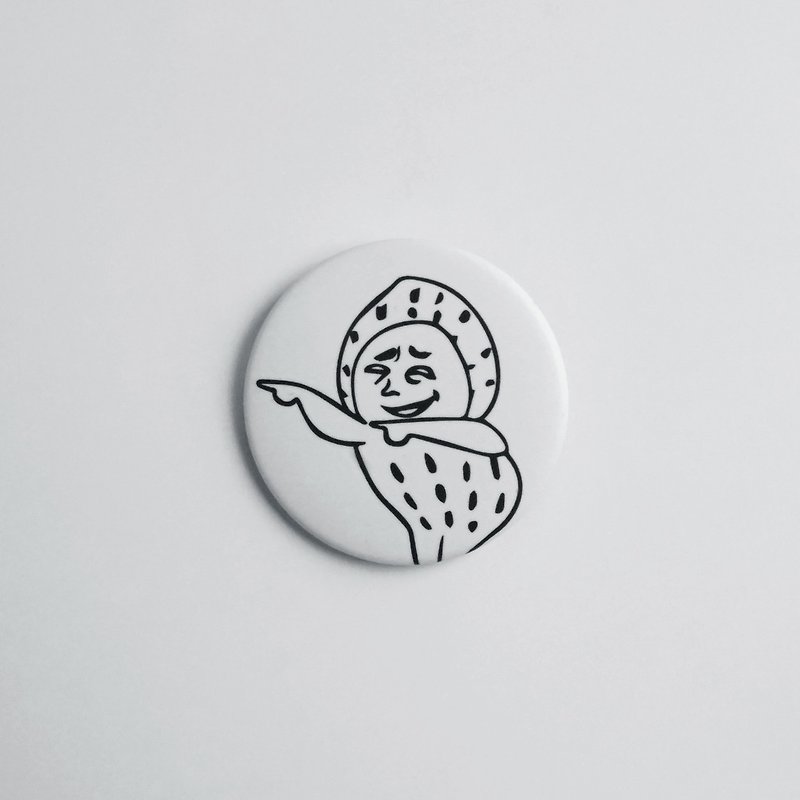 Peanuts/Peanuts Badge - Badges & Pins - Plastic White