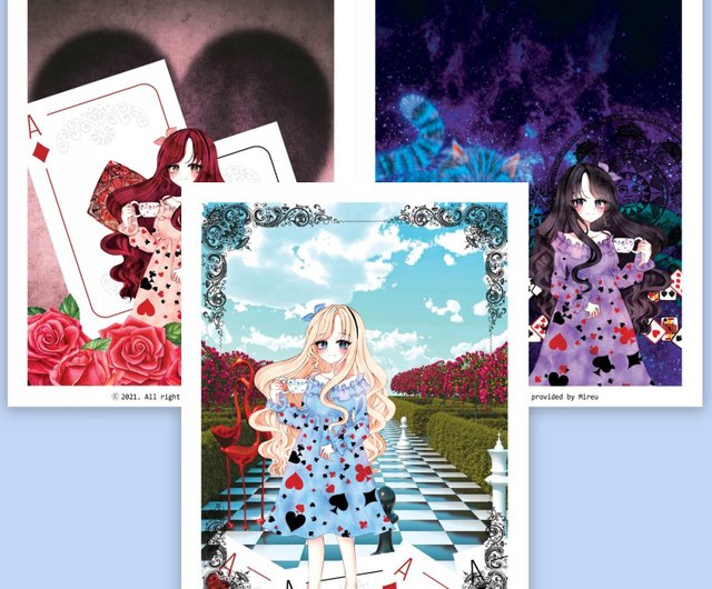 017カード大　アリス3種類　ポストカード　クラフト 61UTLnCbPOL._AC_UF350,