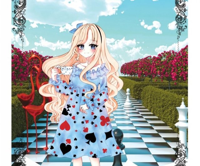 017カード大　アリス3種類　ポストカード　クラフト アリスポストカード3種ミックス（ナナス） - ショップ honne