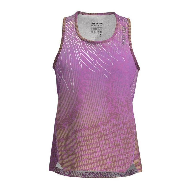 Runabow Tank Top - PINK - Women's Sportswear Tops - Other Materials Pink