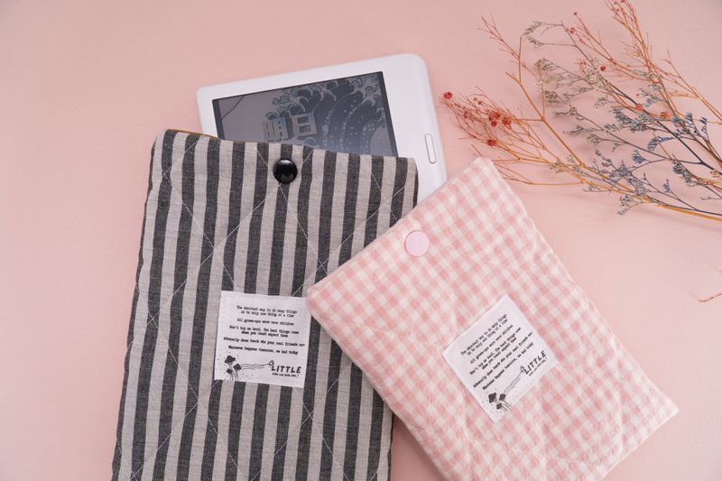 E-book reader | Reader protective cover | Dumo kobo reader | Pengpeng line version - Tablet & Laptop Cases - Cotton & Hemp Black