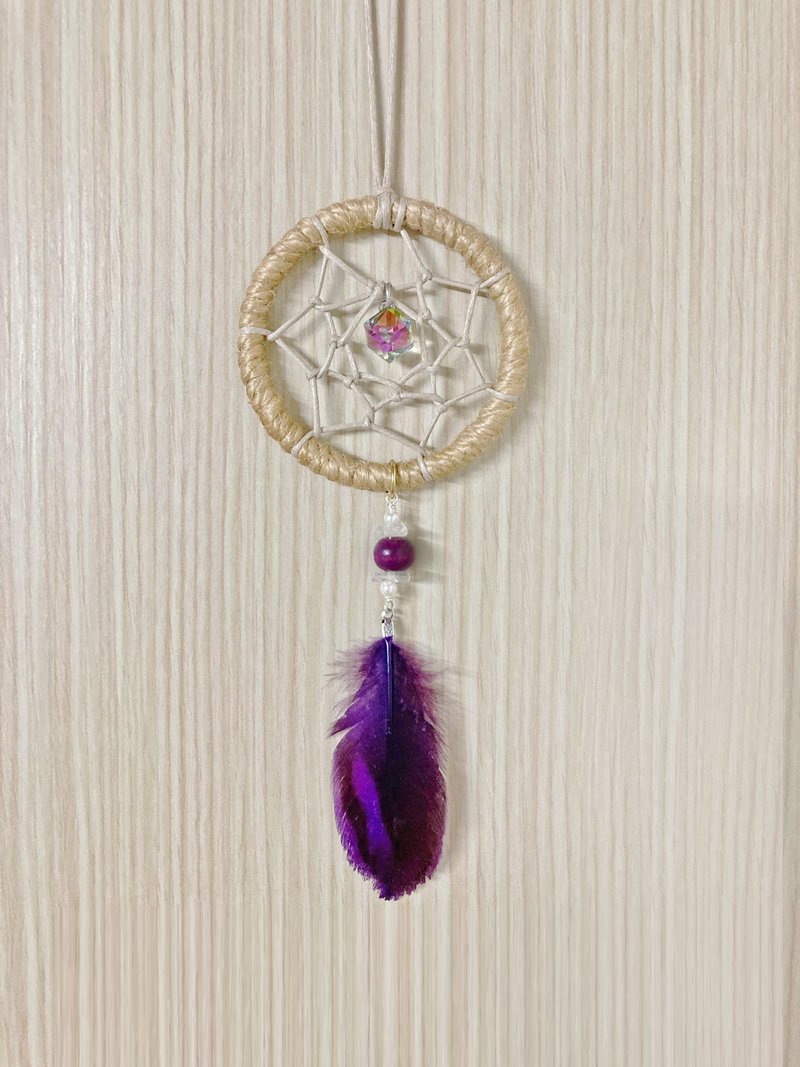 6 x 14 [Single Moon] Handmade/Handmade Dream Catcher Pendant - Charms - Other Materials Multicolor