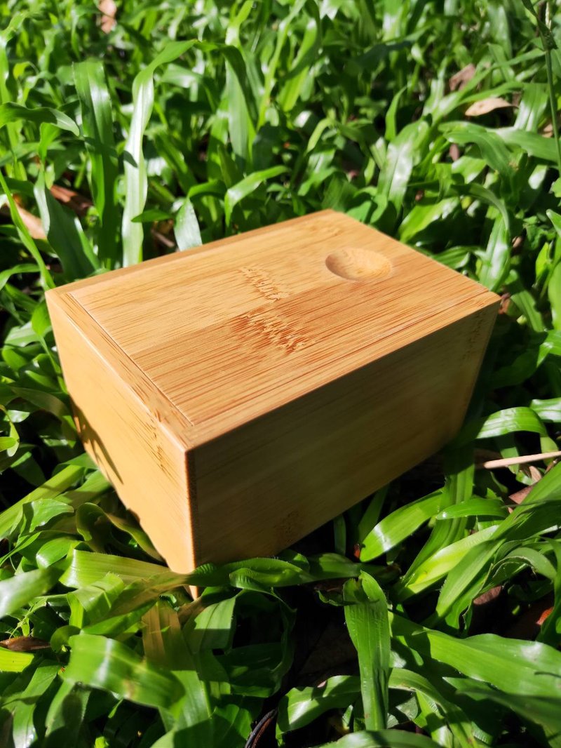 Small bamboo box one or two bamboo boxes - กล่องเก็บของ - ไม้ไผ่ สีทอง