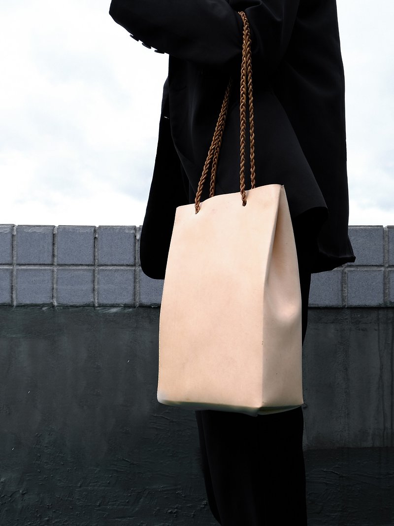 Leather Tote Bag | Big - Handbags & Totes - Genuine Leather 