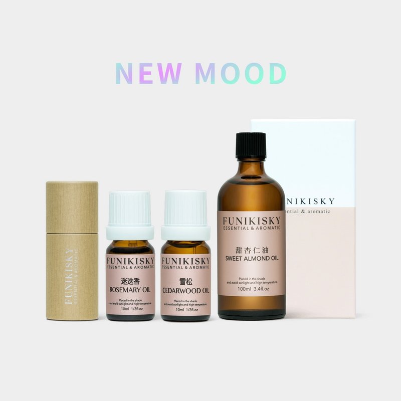 【聖誕禮物】天然精油芳療SPA 保養禮盒 - 精華液/精華油 - 精油 粉紅色