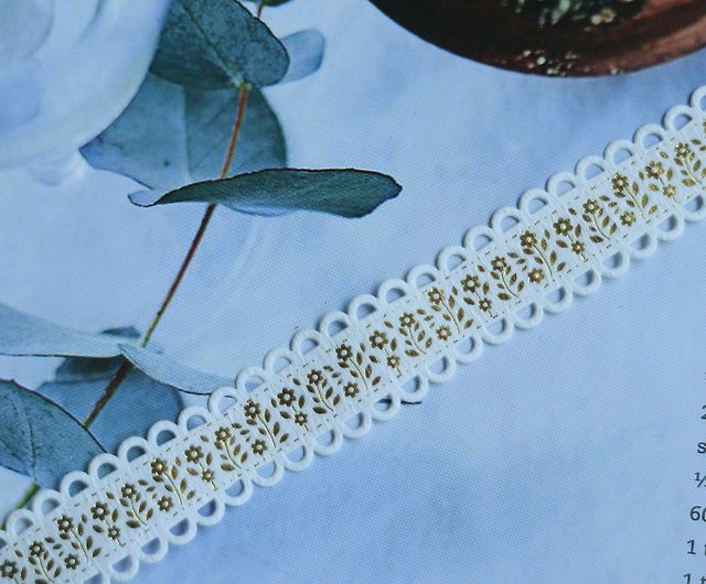 Printed lace washi tape 4 into the group - Shop autumn-leaf Washi Tape -  Pinkoi