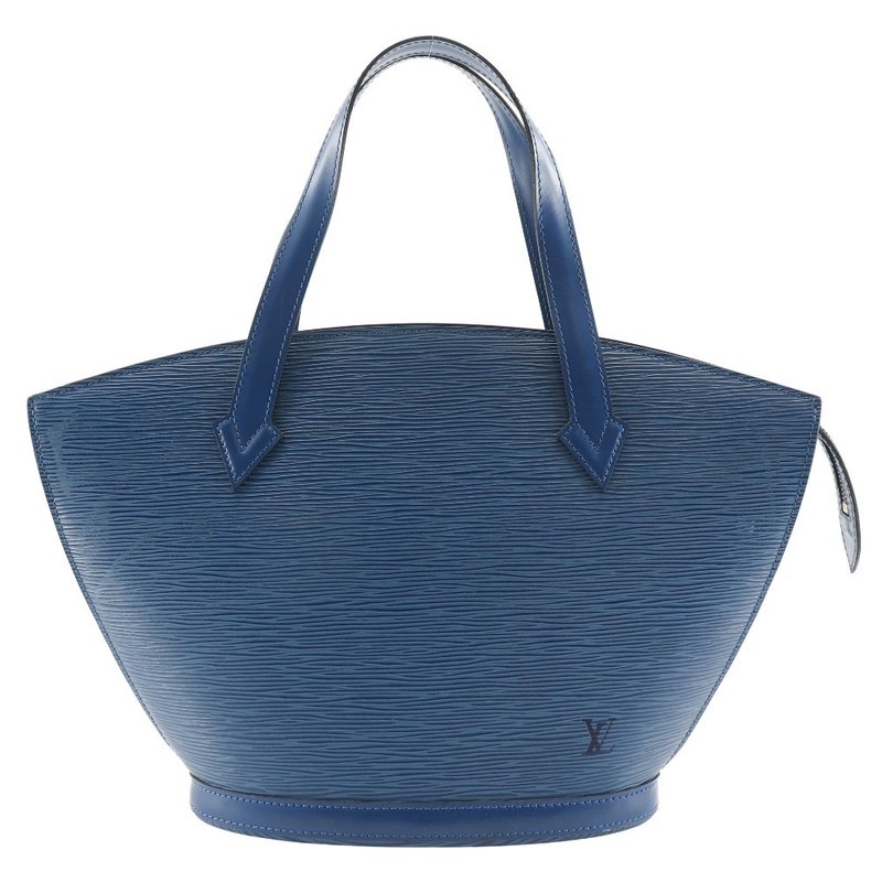 【日本直送】ルイ・ヴィトン LOUIS VUITTON サンジャック ハンドバッグ M52275 エピレザー トレドブルー 青 VI0995 レディース【中古】 - 手提包/手提袋 - 真皮 藍色