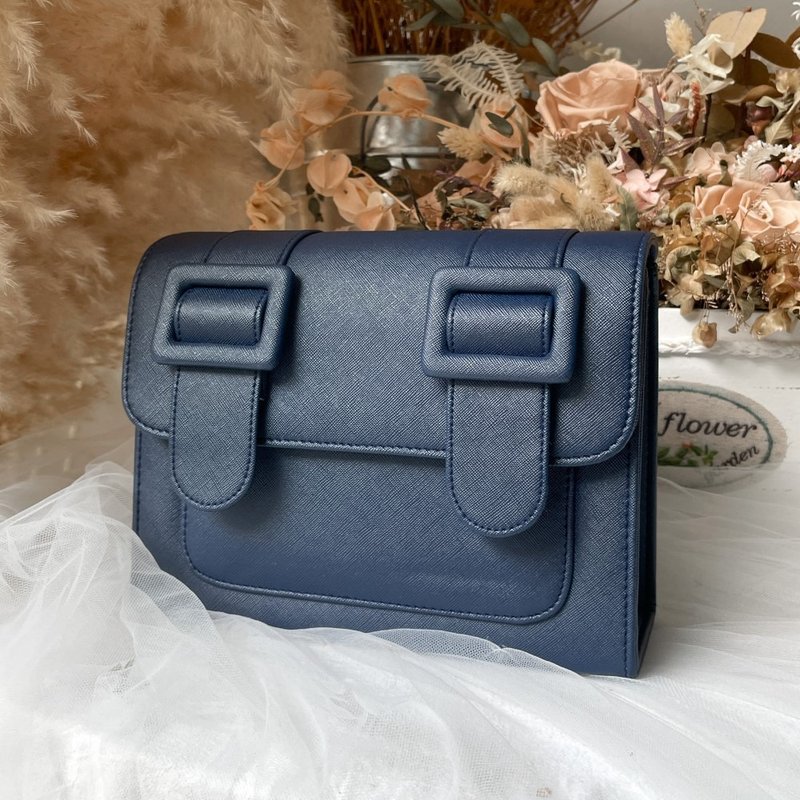 MERIMIES ケンブリッジ クロスボディ |ブルー - ショルダーバッグ - 合皮 ブルー