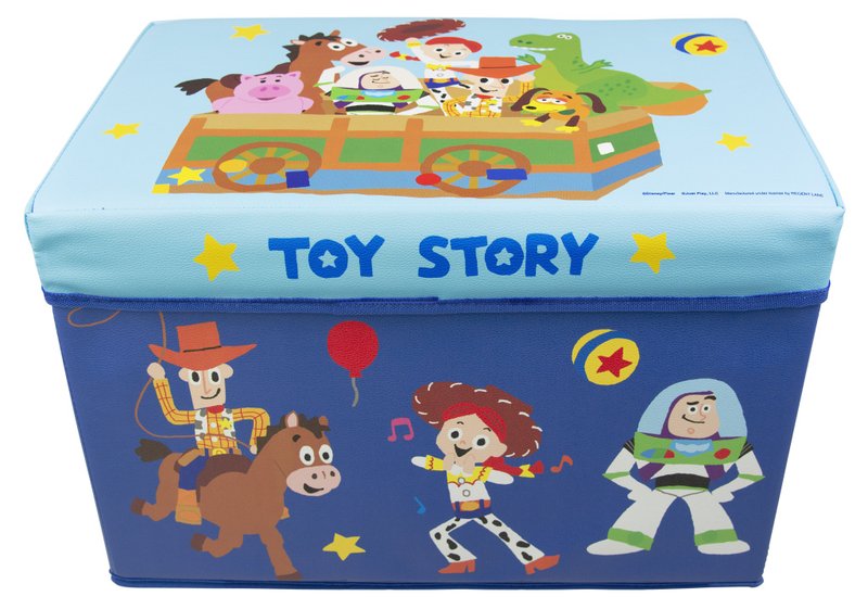 Disney Toy Story Foldable Storage Stool - Storage - Faux Leather Multicolor