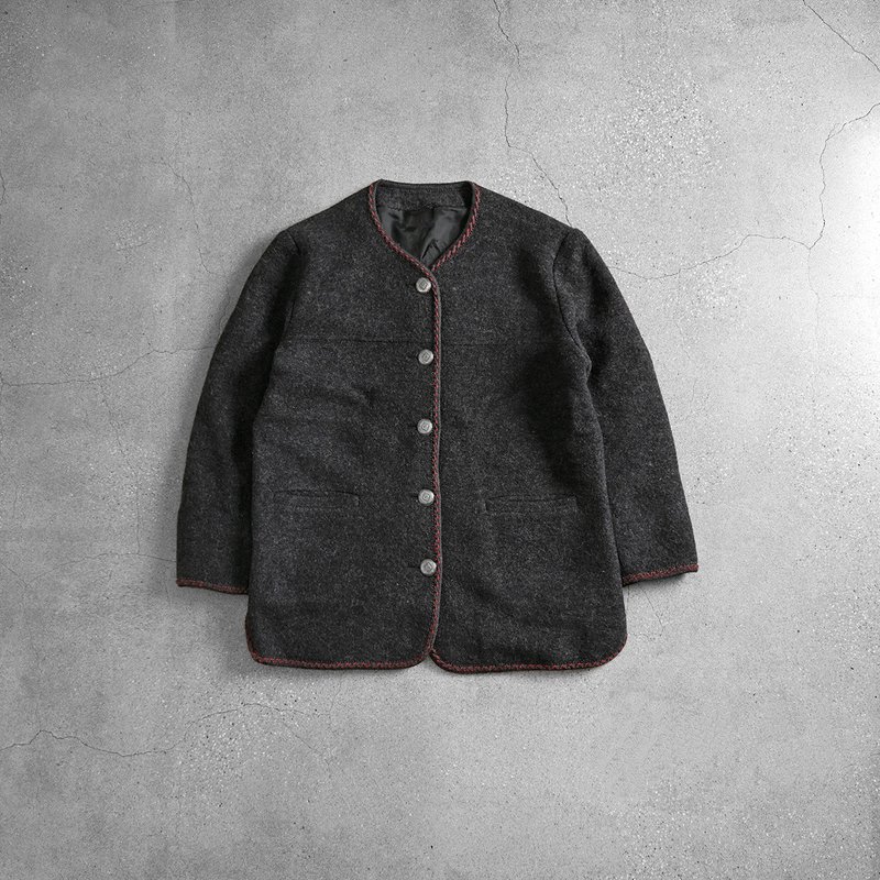 Tyrol Boiled Wool Jacket - Men's Sweaters - Wool Gray