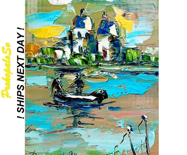 絵画　ヴェネチア ヴェネチア風景画1 絵画 001roadstar 通販 1247424｜Creema
