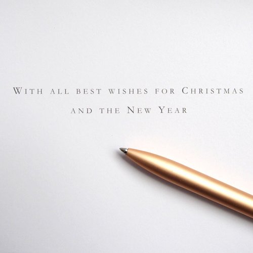 ヘラジカのそり クリスマスボックスカード 10枚入り 【リングデザイン