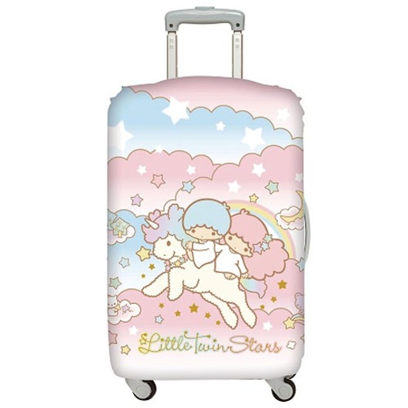 LOQI 行李箱外套│雙星仙子 獨角獸M號 - 行李箱 / 旅行喼 - 其他材質 粉紅色