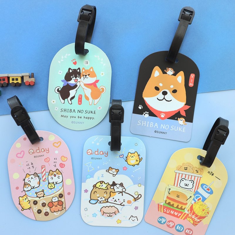 Color printed luggage tags (5 pictures) - ป้ายสัมภาระ - กระดาษ 