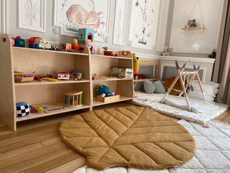 Leaf Play Mat - 兒童家具 - 其他材質 橘色