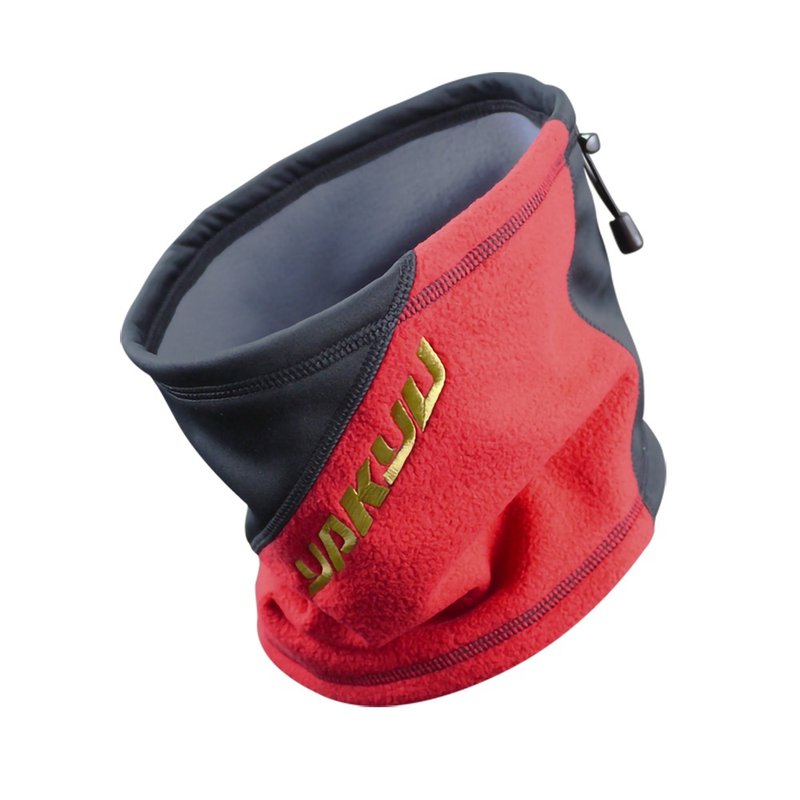 【YAKYU】Neck Gaiter - Black/Red - Fitness Accessories - Other Man-Made Fibers Multicolor