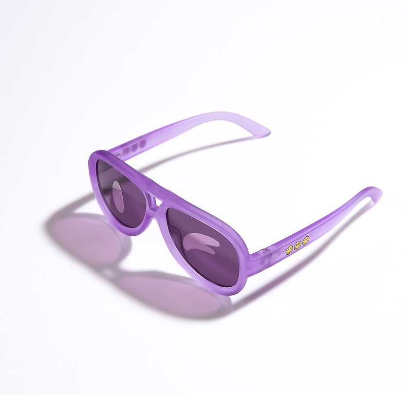SmileyWorld 飛行員兒童太陽眼鏡 (3-5歲) - 紫色/古靈精怪 - 嬰兒手鍊/飾品 - 其他材質 紫色