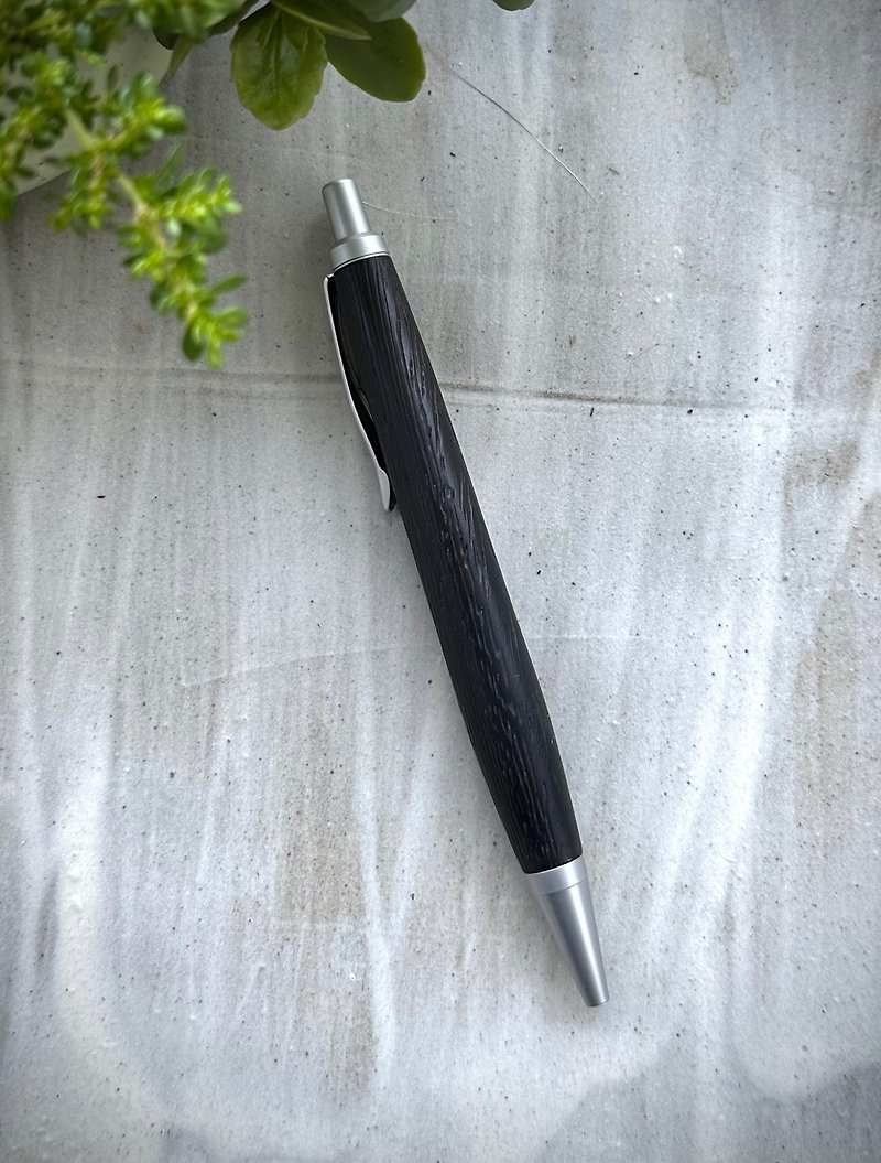 Congolese wenge ballpoint pen (push type) - ไส้ปากกาโรลเลอร์บอล - ไม้ 