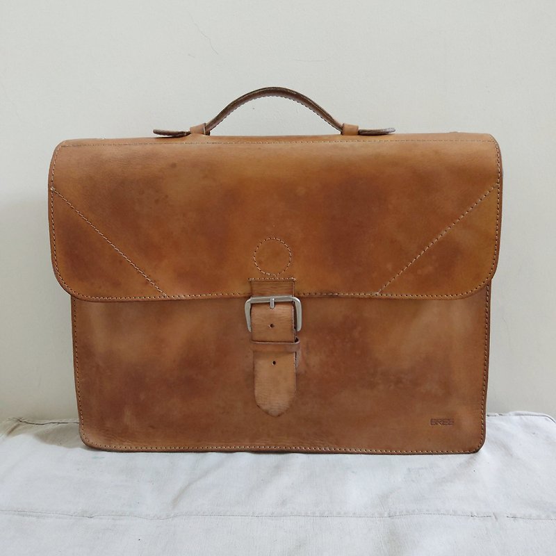 Leather bag_B063_BREE - Briefcases & Doctor Bags - Genuine Leather Brown