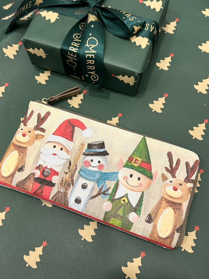 真皮 L型 長夾 皮包 錢包 少量製作 不易撞包 生日 閨蜜 禮物 - 錢包/皮夾/長短夾 - 真皮 