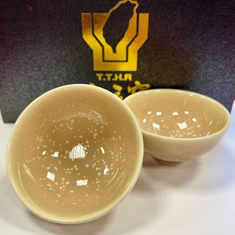 【大立窯】探索系列 粉櫻對杯  (7.5 x 4公分款-2入/盒) - 茶具/茶杯 - 瓷 