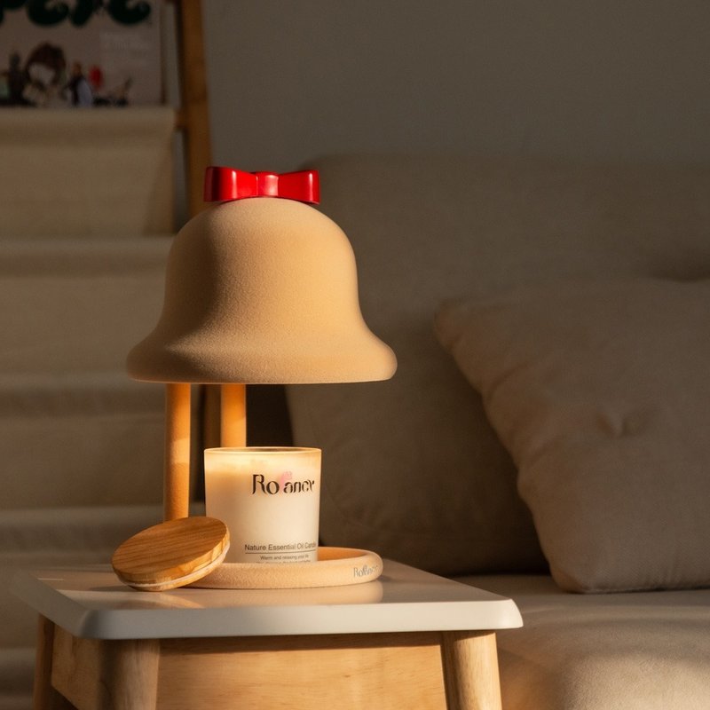 Exclusive Christmas melted Wax lamp! [Rofancy] Christmas snow bell (bow style) - Mi Xing - เทียน/เชิงเทียน - โลหะ 