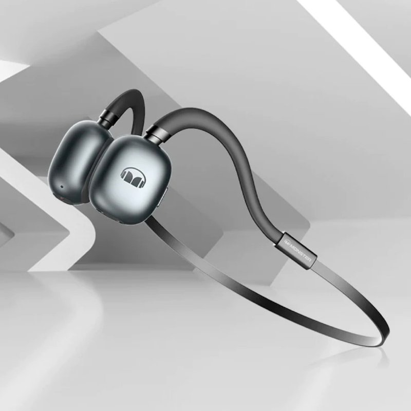 Monster Open Ear HP 空氣傳導耳機 - 耳機/藍牙耳機 - 其他金屬 灰色